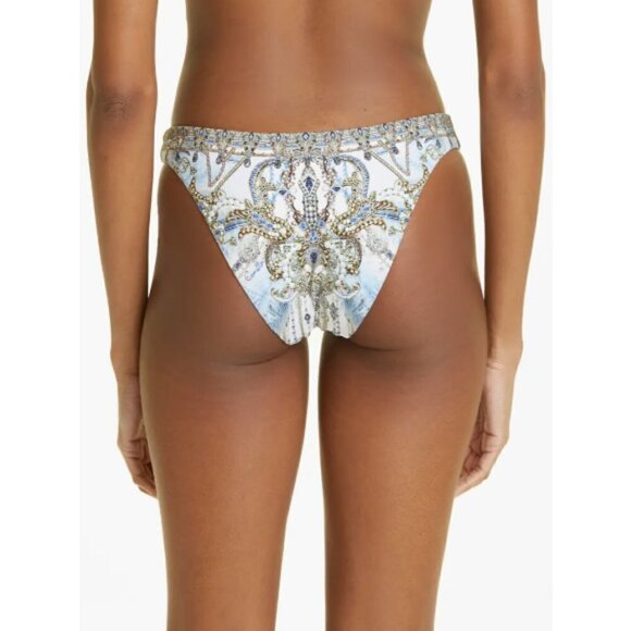 Camilla "Moon And Back" High-Leg Bikini Swimsuit Bottom, Multicolor - Picture 2 of 3